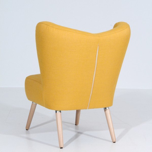 Žlté kreslo Max Winzer Sari-image-2