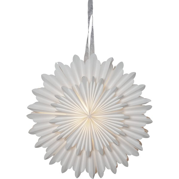 Biela svetelná dekorácia s vianočným motívom Crystal – Star Trading