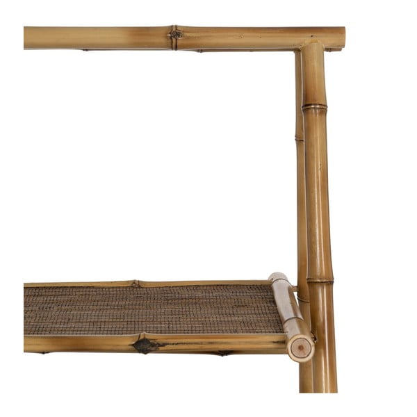 Bambusový regál v prírodnej farbe 48x100x45 cm Manali – Ixia-image-2