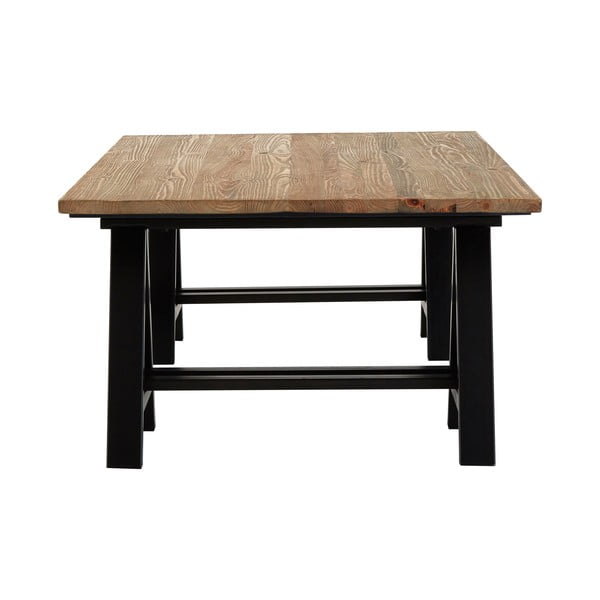 Konferenčný stolík s doskou z borovicového dreva v prírodnej farbe 80x140 cm Hampstead – Premier Housewares-image-2