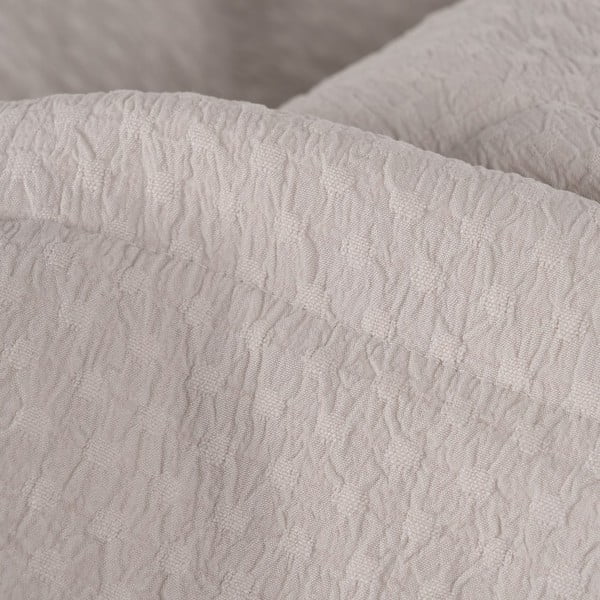 Béžový prešívaný pléd 240x260 cm – Ixia-image-2