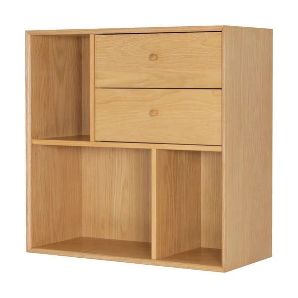 Modulárny policový systém v dekore duba v prírodnej farbe 70x70 cm Z – Tenzo-image-3