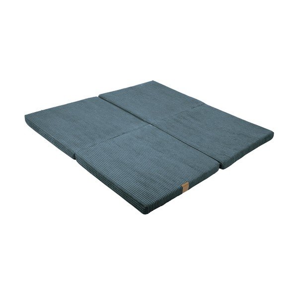 Tyrkysovomodrá detská hracia podložka 120x120 cm – Meowbaby