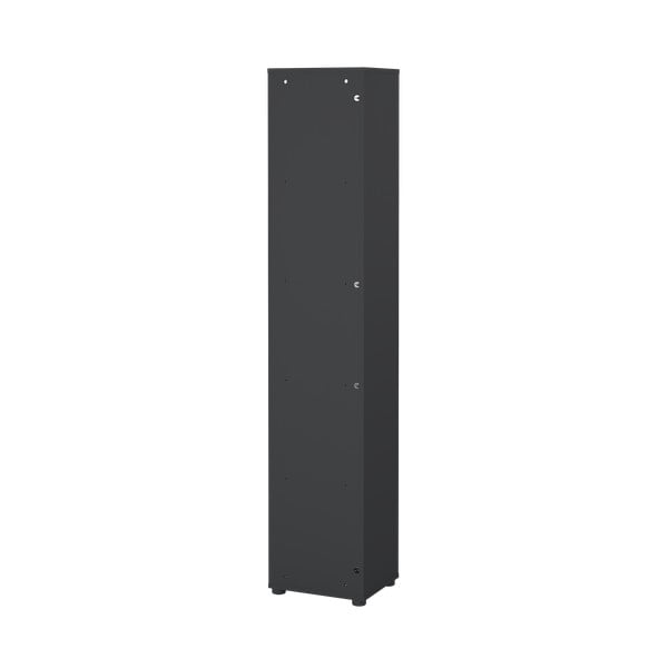 Knižnica v dekore duba v antracitovo-prírodnej farbe 41x205 cm Sign – Tvilum-image-4