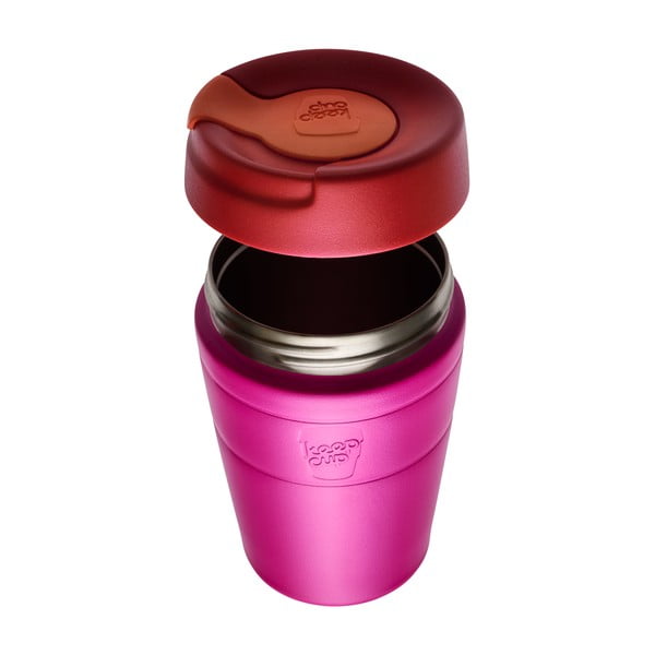 Ružový termo hrnček 454 ml  Helix Thermal Afterglow L – KeepCup-image-2