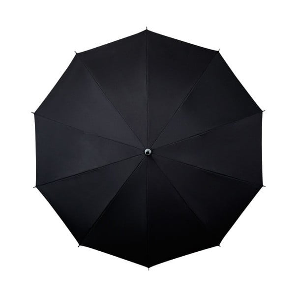 Čierny dáždnik Ambiance Falconetti Bandouliere, ⌀ 98 cm