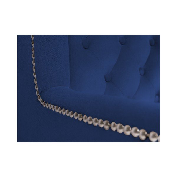 Tmavomodré kreslo Mazzini Sofas Apollo-image-4