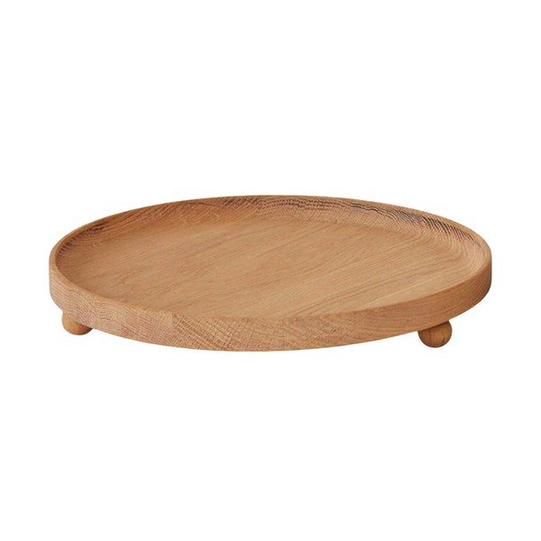 Drevená tácka ø 30 cm Inka – OYOY Living Design