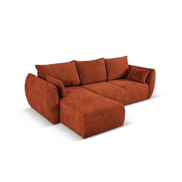 Oranžová rohová pohovka (ľavý roh) Matera – Cosmopolitan Design-image-4