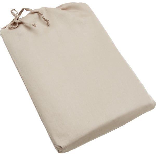 Béžové obliečky z bavlneného saténu 200x135 cm Comfort - Westwing Collection-image-3