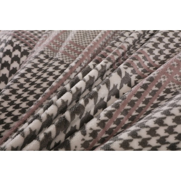 Sivé obliečky na jednolôžko z mikroplyšu 140x200 cm – My House-image-2