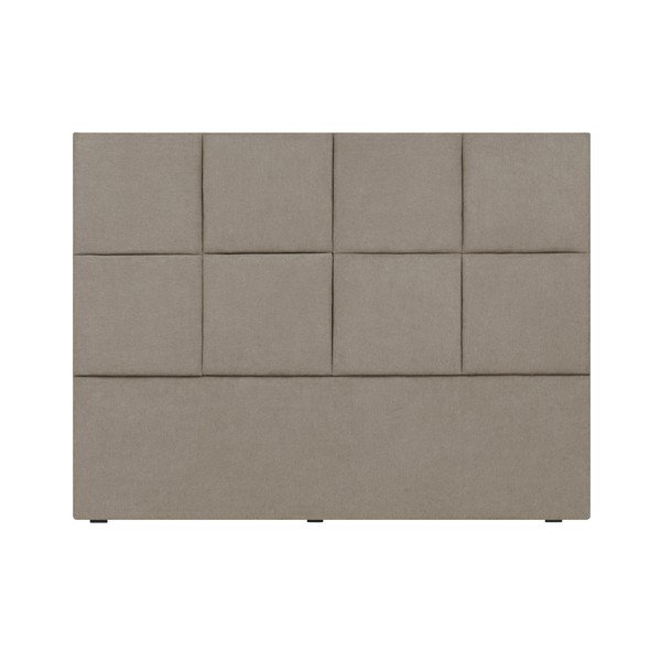 Krémové čelo postele Mazzini Sofas Barletta, 140 × 120 cm