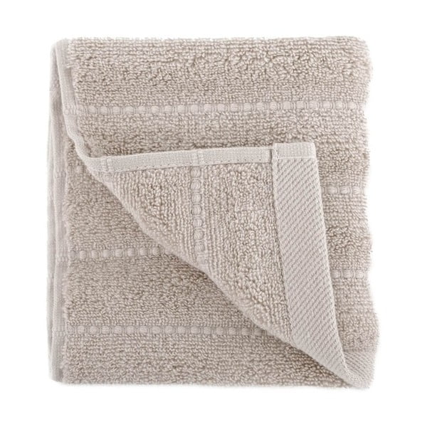 Béžový uterák z česanej bavlny Pierre, 30 × 50 cm
