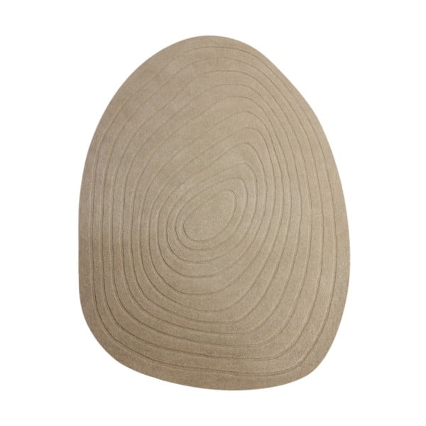 Béžový vlnený koberec 160x230 cm Puddle Wool – Flair Rugs