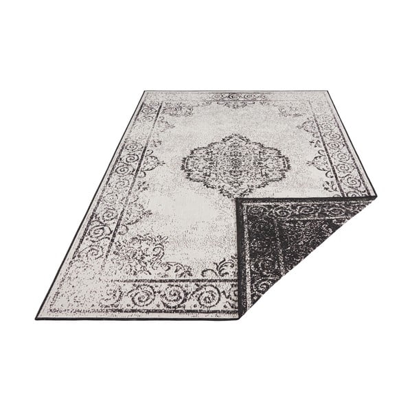 Čierno-krémový vonkajší koberec NORTHRUGS Cebu, 160 x 230 cm-image-4