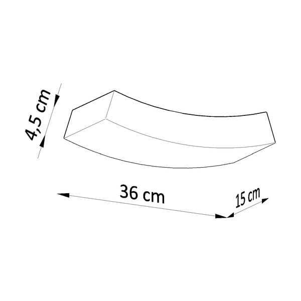 Biele nástenné svietidlo Sollux Indiana-image-3
