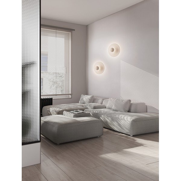Biele hliníkové LED nástenné svietidlo Edem – Nova Luce-image-1