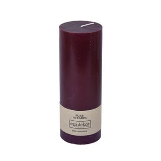 Vínovočervená sviečka Eco candles by Ego dekor Friendly, doba horenia 60 h