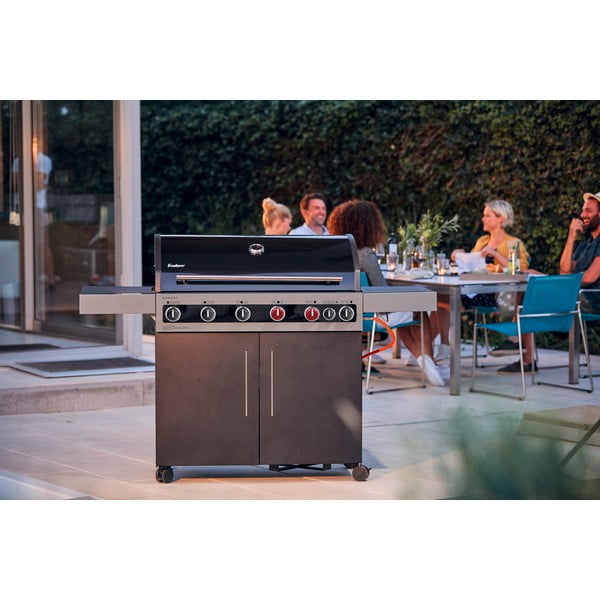 Plynový gril Boston Black 6 KR Turbo - ENDERS-image-1