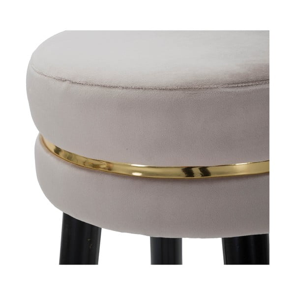 Svetlosivá čalúnená barová stolička (výška sedadla 74 cm) Paris – Mauro Ferretti-image-3