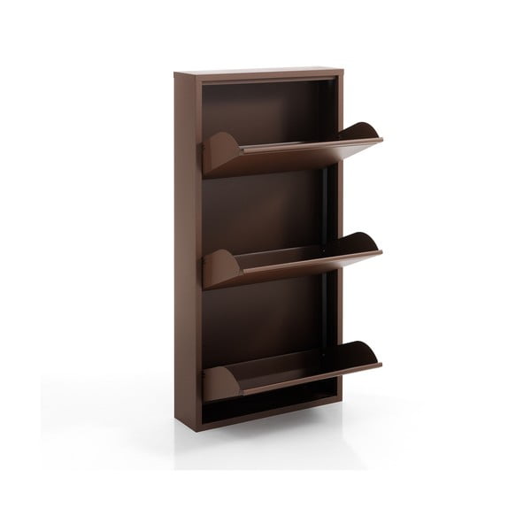 Hnedá nástenná skrinka na topánky Tomasucci Sandy, výška 103 cm-image-2