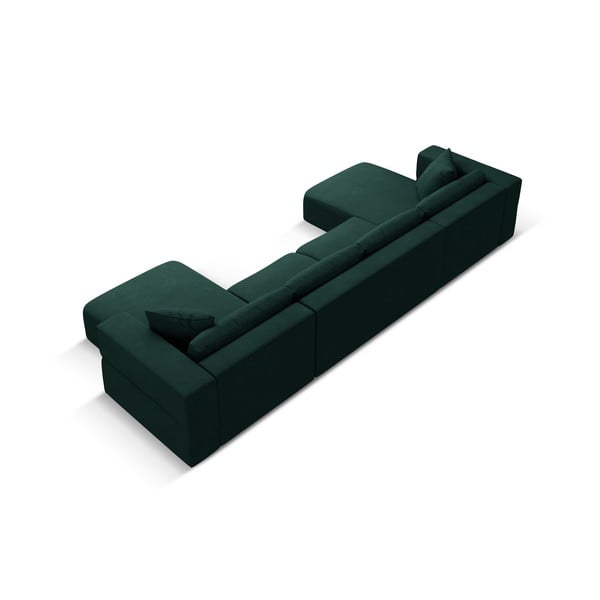 Zelená rohová pohovka do "U" Esther - Milo Casa-image-3