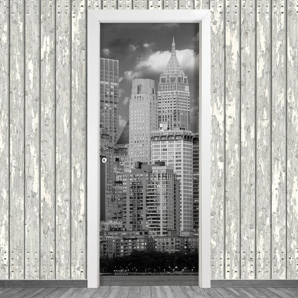 Samolepka na dvere LineArtistica New York Dos, 80 × 215 cm