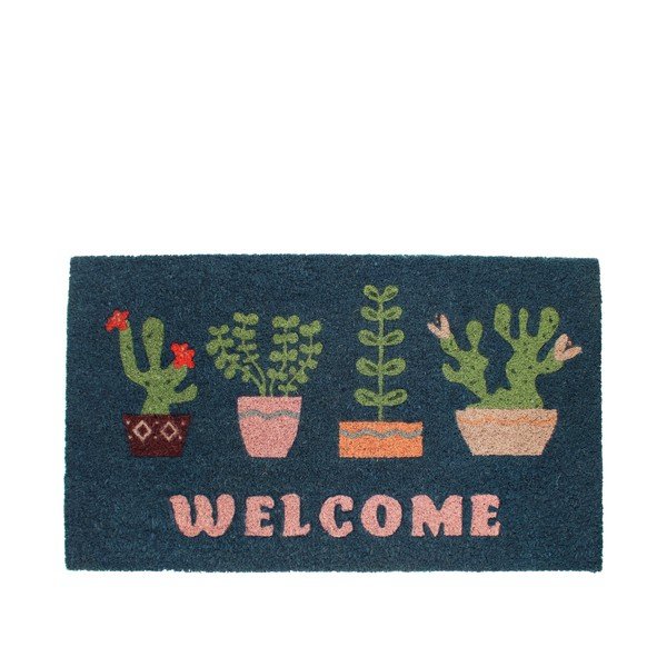 Rohožka z kokosového vlákna 73x43 cm Welcome Plants – Rex London