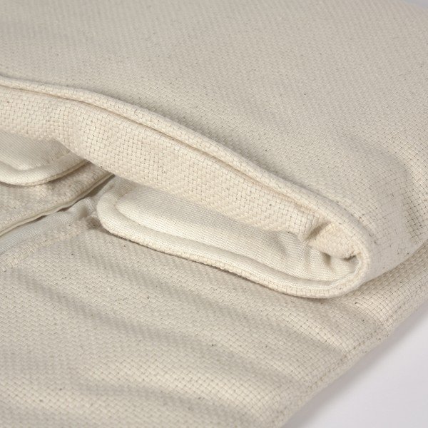Biela cestovná podložka na prebaľovanie z organickej bavlny Kave Home Jeila-image-2