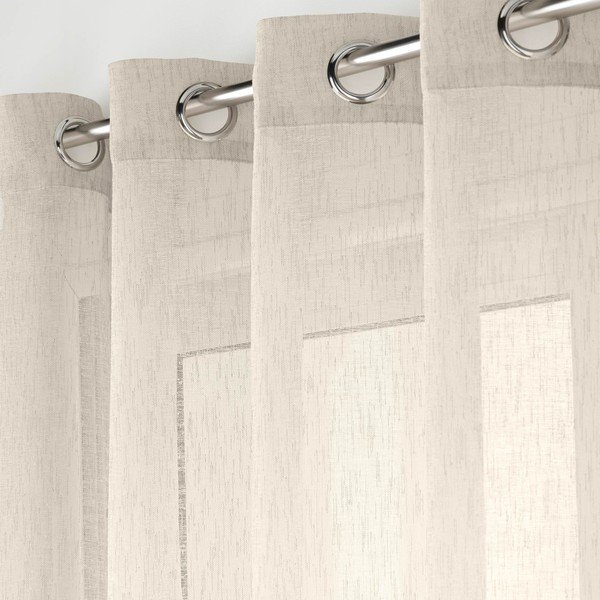 Záclona v prírodnej farbe 300x240 cm Carlin – douceur d'intérieur-image-2
