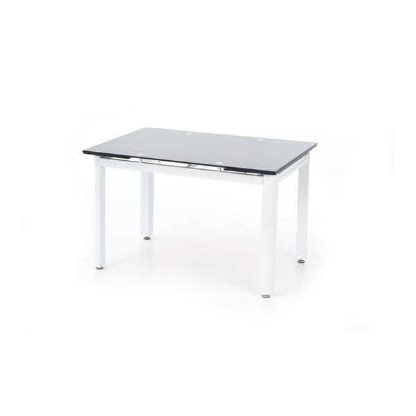 Rozkladací jedálenský stôl s černou deskou Halmar Alston, dĺžka 120 - 180 cm
