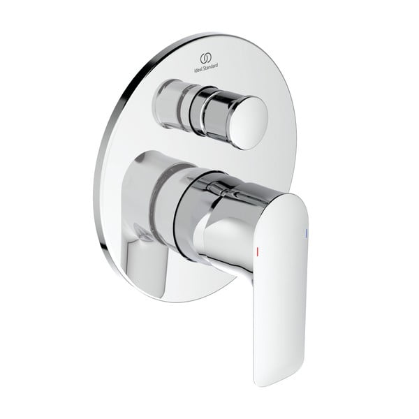 Vaňová podomietková batéria v lesklo striebornej farbe Connect Air – Ideal Standard