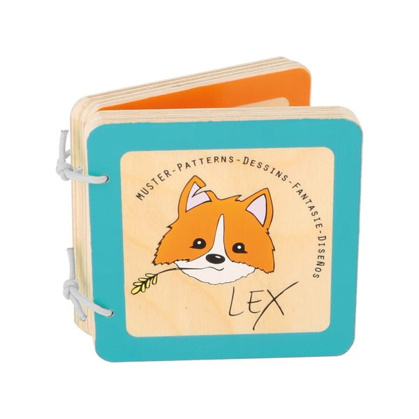 Detská drevená knižka Legler Lex the Fox
