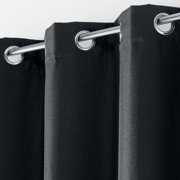 Antracitový zatemňovací záves 135x280 cm Tissea – douceur d'intérieur-image-1