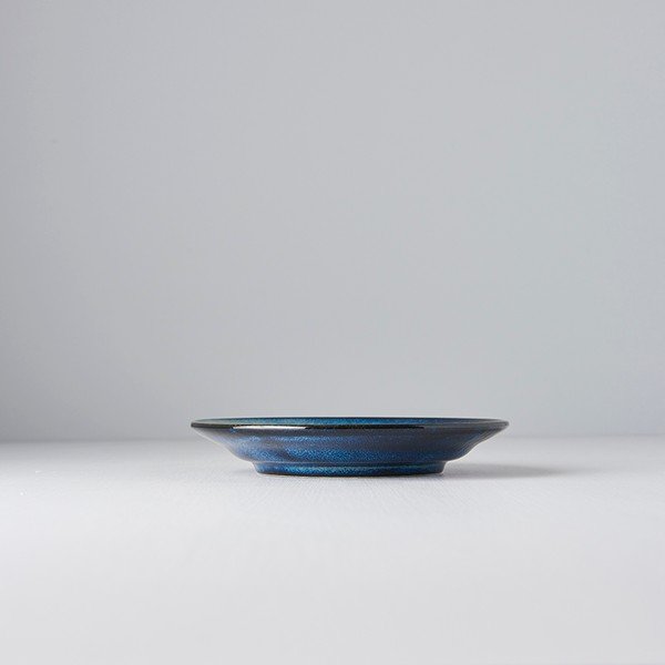 Modrý keramický tanier Mij Indigo, ø 17 cm-image-1