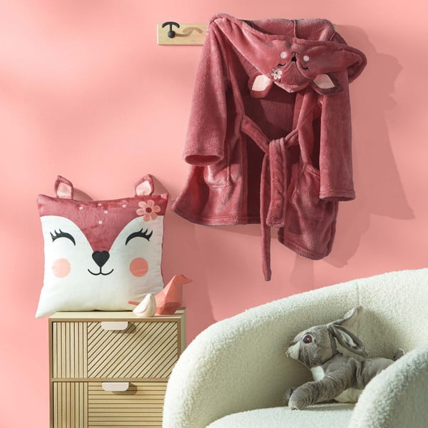 Zamatový detský vankúšik 40x40 cm Bichette – douceur d'intérieur-image-1