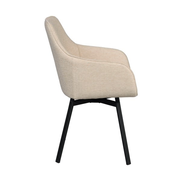 Béžové čalúnené jedálenské kreslá v súprave 2 ks Alison – Rowico-image-3
