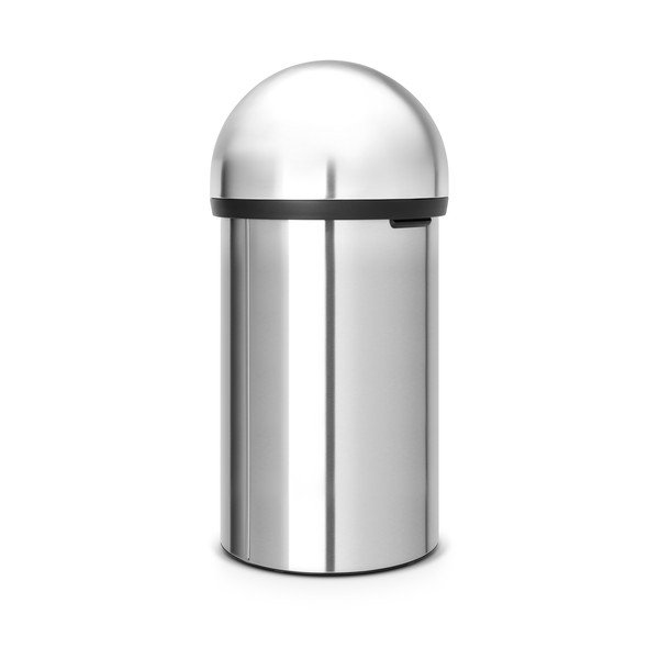 Oceľový odpadkový kôš v matne striebornej farbe 60 l Push Bin – Brabantia-image-2