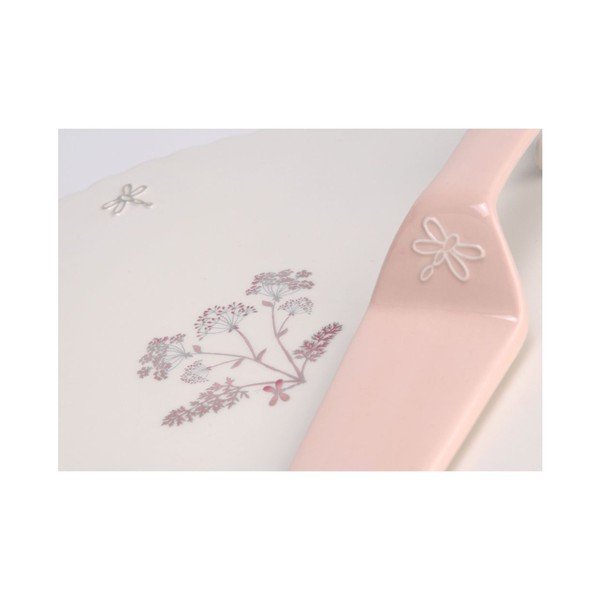 Podnos na tortu s lyžicou Nature-image-1