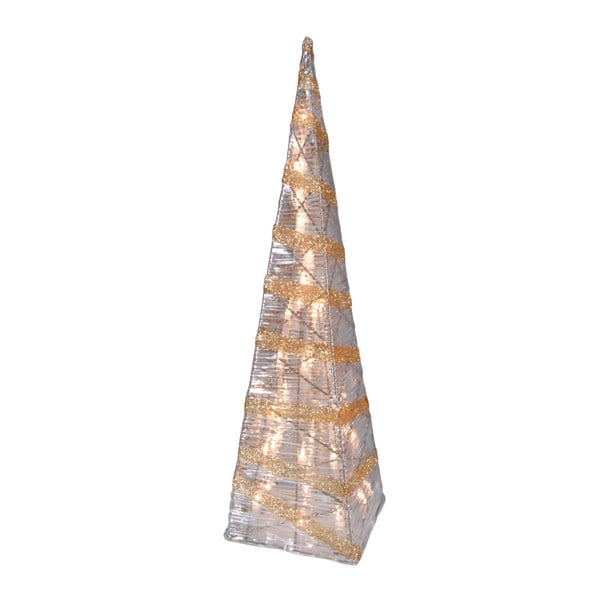 Vianočná svetelná dekorácia Naeve Pyramid, výška 59 cm