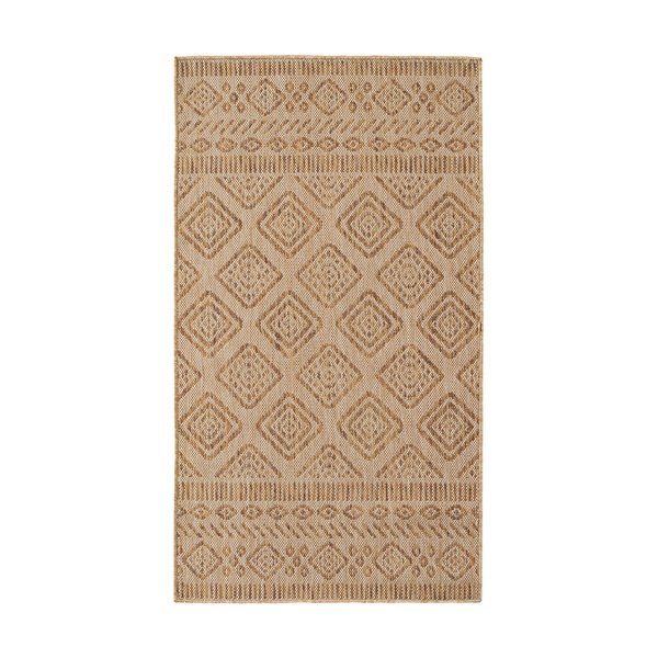 Béžový vnútorný a vonkajší koberec 80x150 cm Mira 1452 – Ayyildiz Carpets