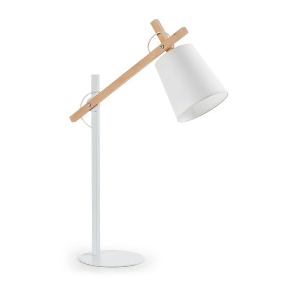 Biela stolová lampa La Forma Jovik
