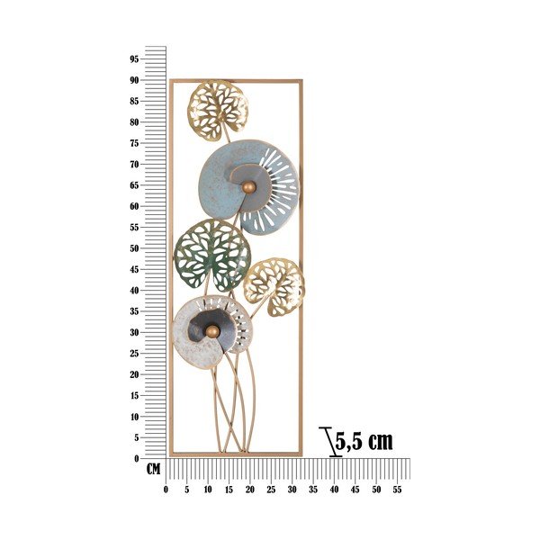 Nástenná kovová dekorácia Mauro Ferretti Gloth, 31,2 x 90 cm-image-2