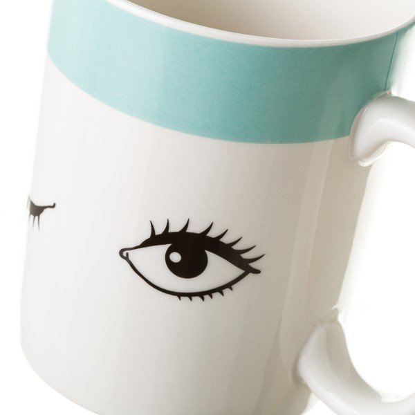 Porcelánový hrnček Unimasa Blue Dreameyes, 310 ml-image-1
