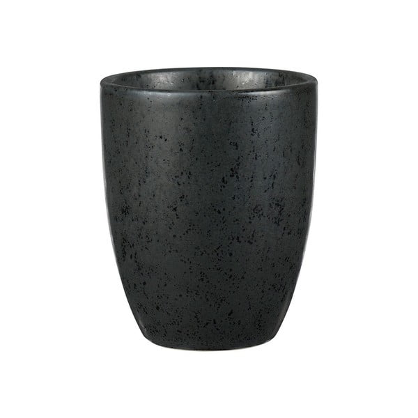Čierny kameninový hrnček Bitz Basics Black, 300 ml