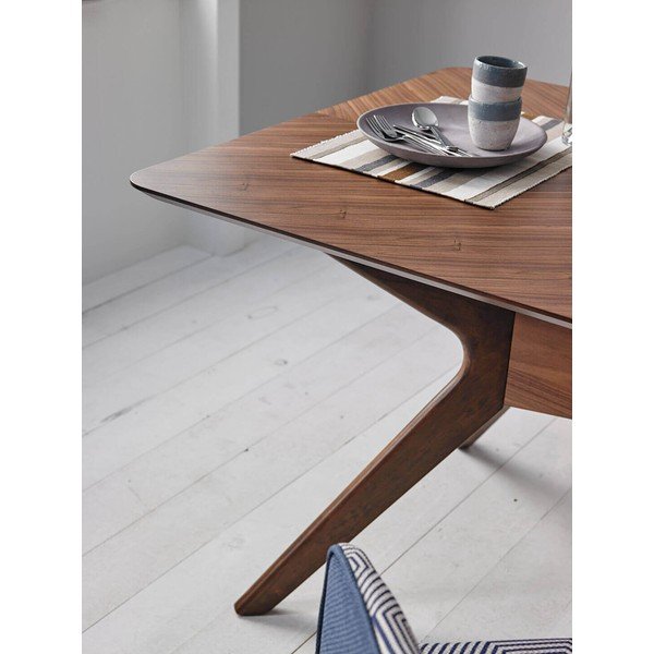 Jedálenský stôl v dekore orechového dreva sømcasa Helga, 180 x 95 cm-image-1