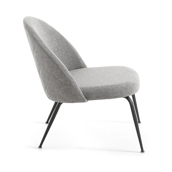 Sivé kreslo Kave Home Mystere-image-2
