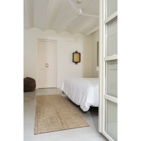 Kaki prateľný/ručne tkaný vlnený behúň 80x230 cm Unexpected Wool – Lorena Canals-image-2