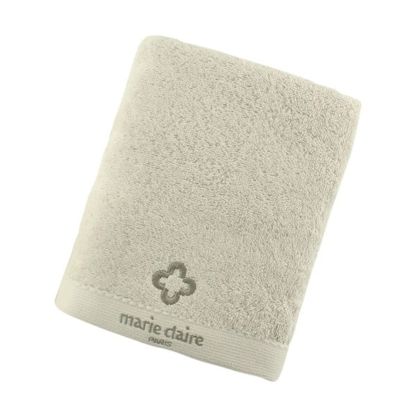 Sivý uterák z česanej bavlny Marie Claire, 90 × 50 cm