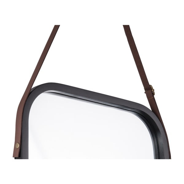 Nástenné zrkadlo v čiernom ráme PT LIVING Idylic, dĺžka 40,5 cm-image-1